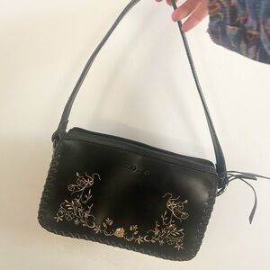 Xoxo y2k embroidered baguette